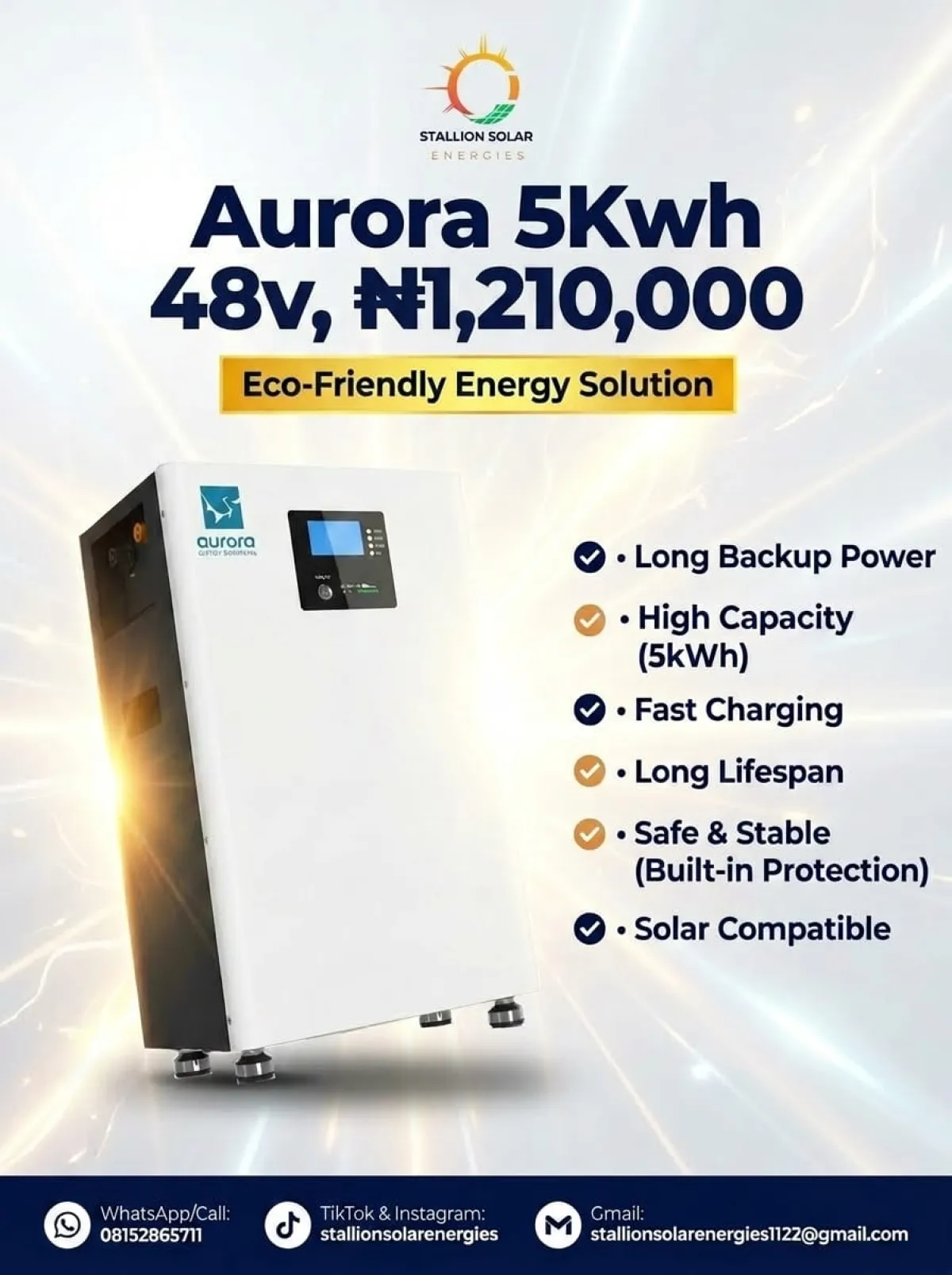 Aurora 5Kwh Battery. - Image 3