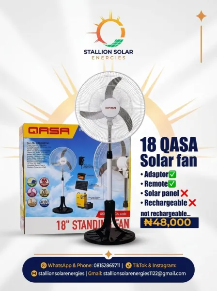 Qasa Solar Fan