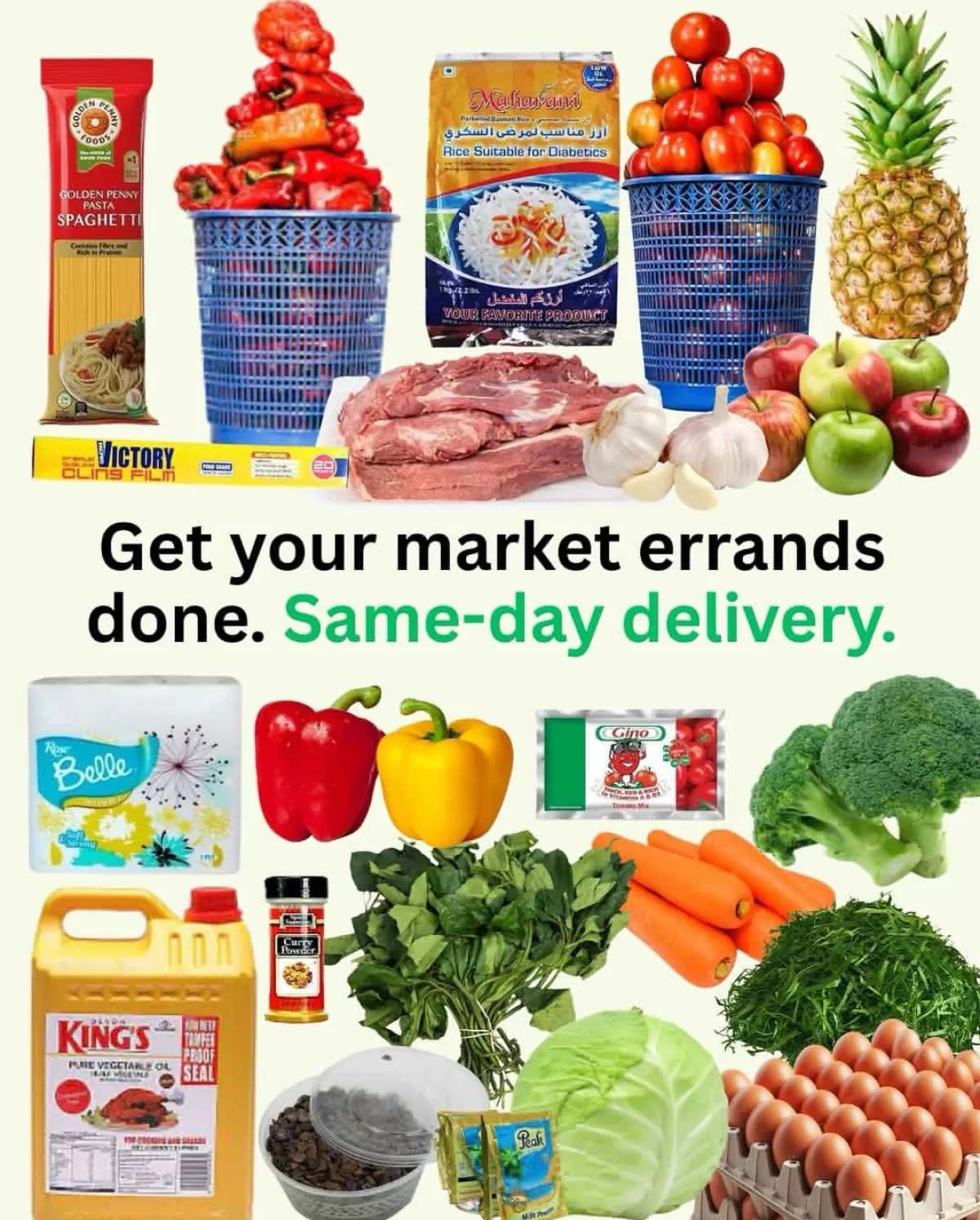 Get Your Market Errands Done Same Day Delivery in Abuja! - Image 1