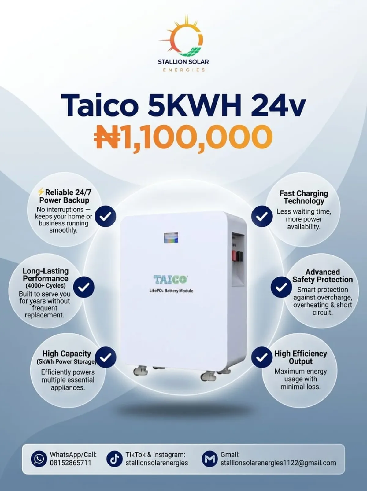 Taico 5Kwh Battery - Image 3