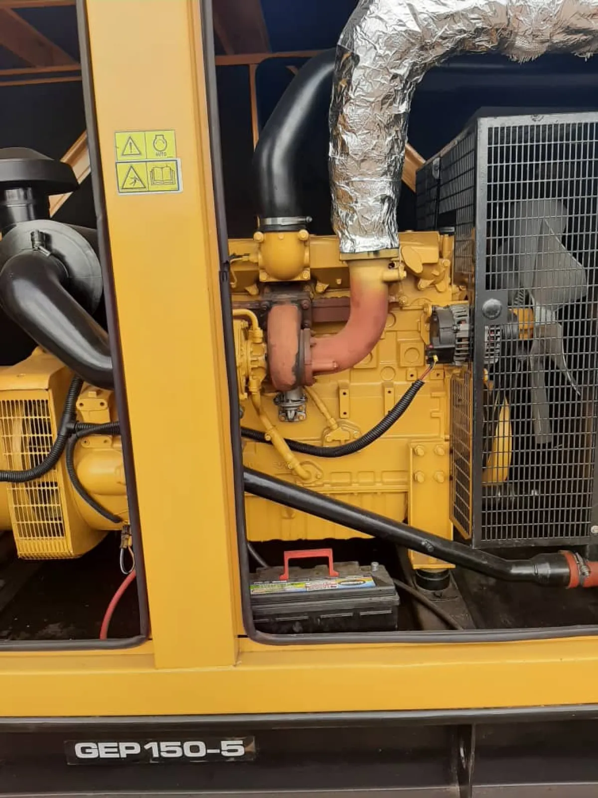 150KVA Clean Used Caterpillar Soundproof Diesel Generator for sale - Image 2