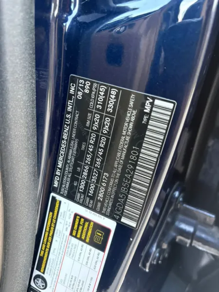 ML350 2013 REGISTERED FOR SALE, Location LEKKI CHEVRON LAGOS
