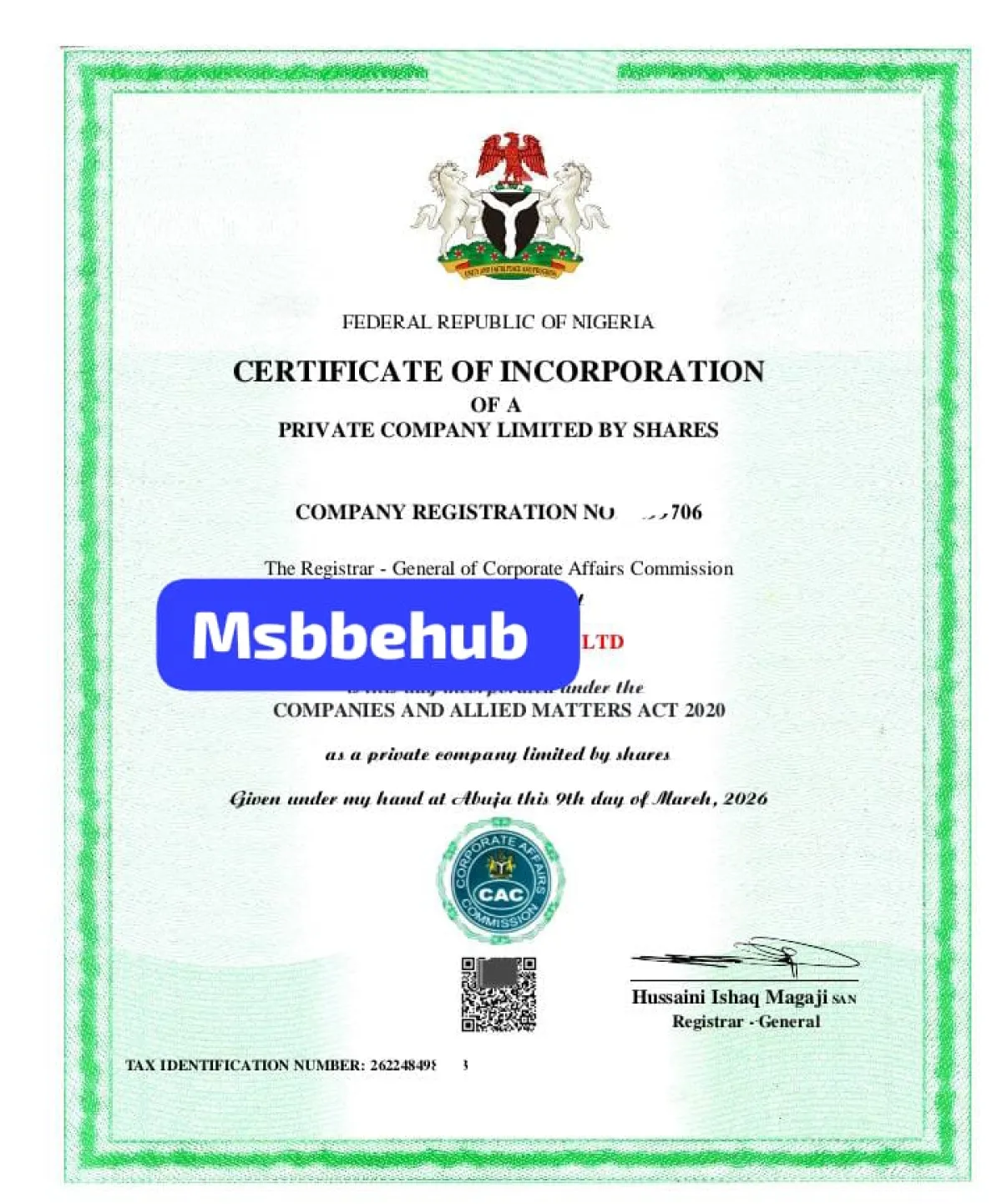 Register your Business name, Enterprise, Venture in Nigeria - Image 2