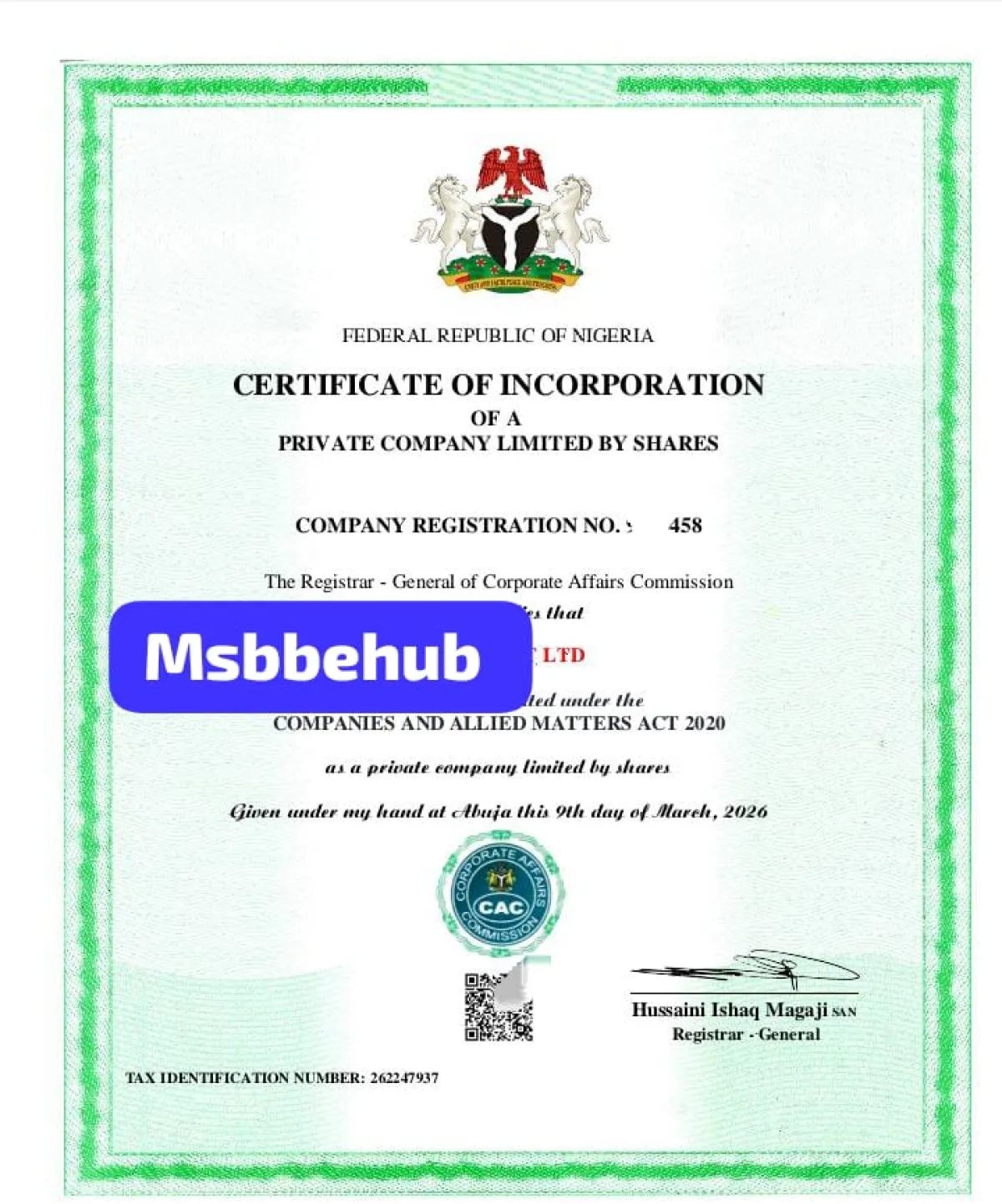 Register your Business name, Enterprise, Venture in Nigeria - Image 3