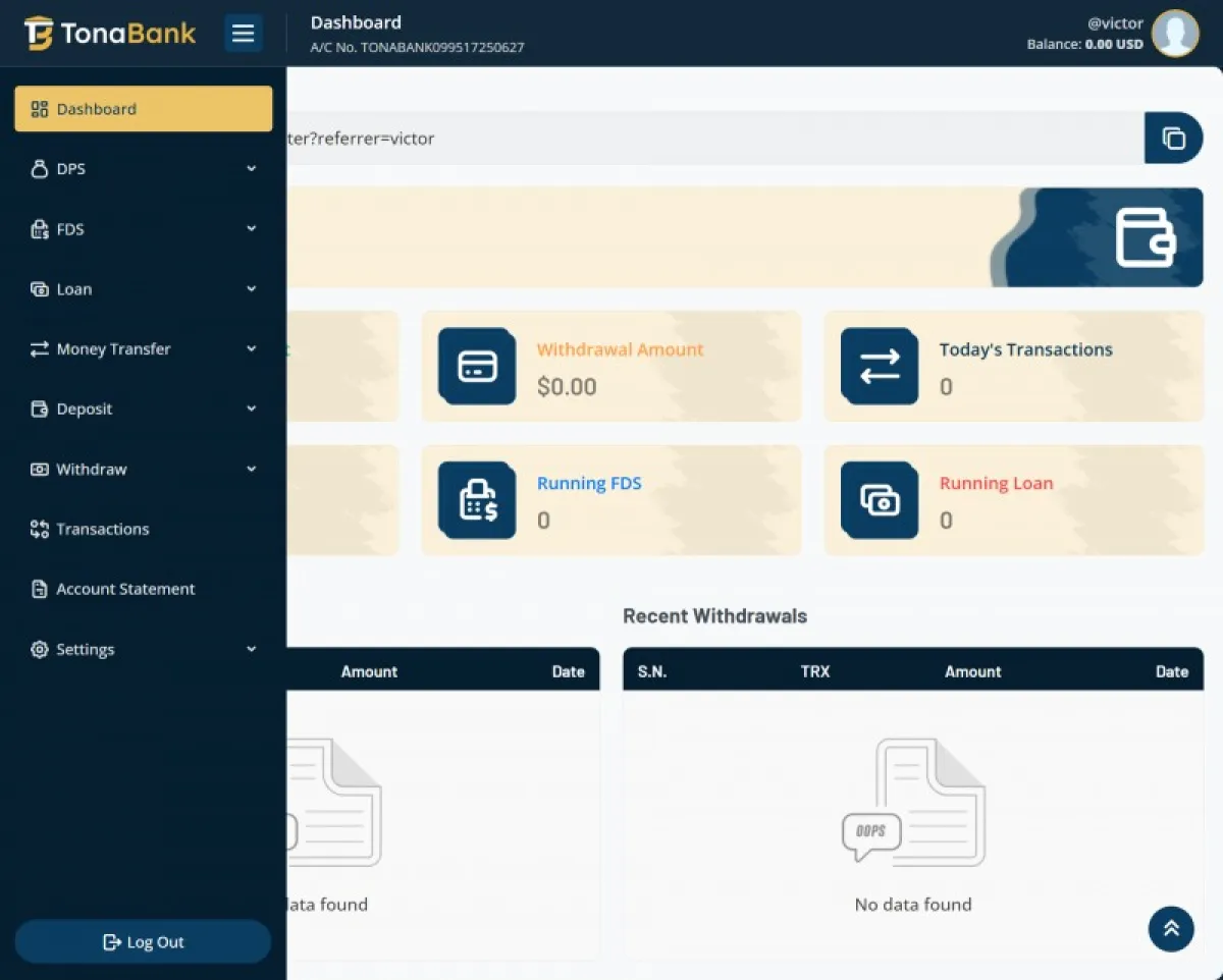 TonaBank - Online Banking PHP Script Platform - Image 3