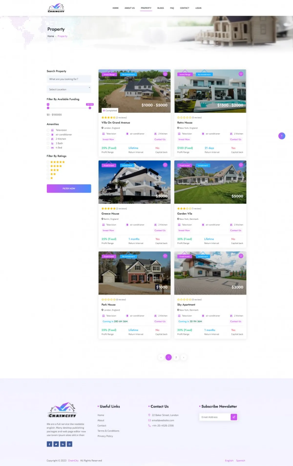 A Complete Real Estate Investment Script - ChainCity - Image 1
