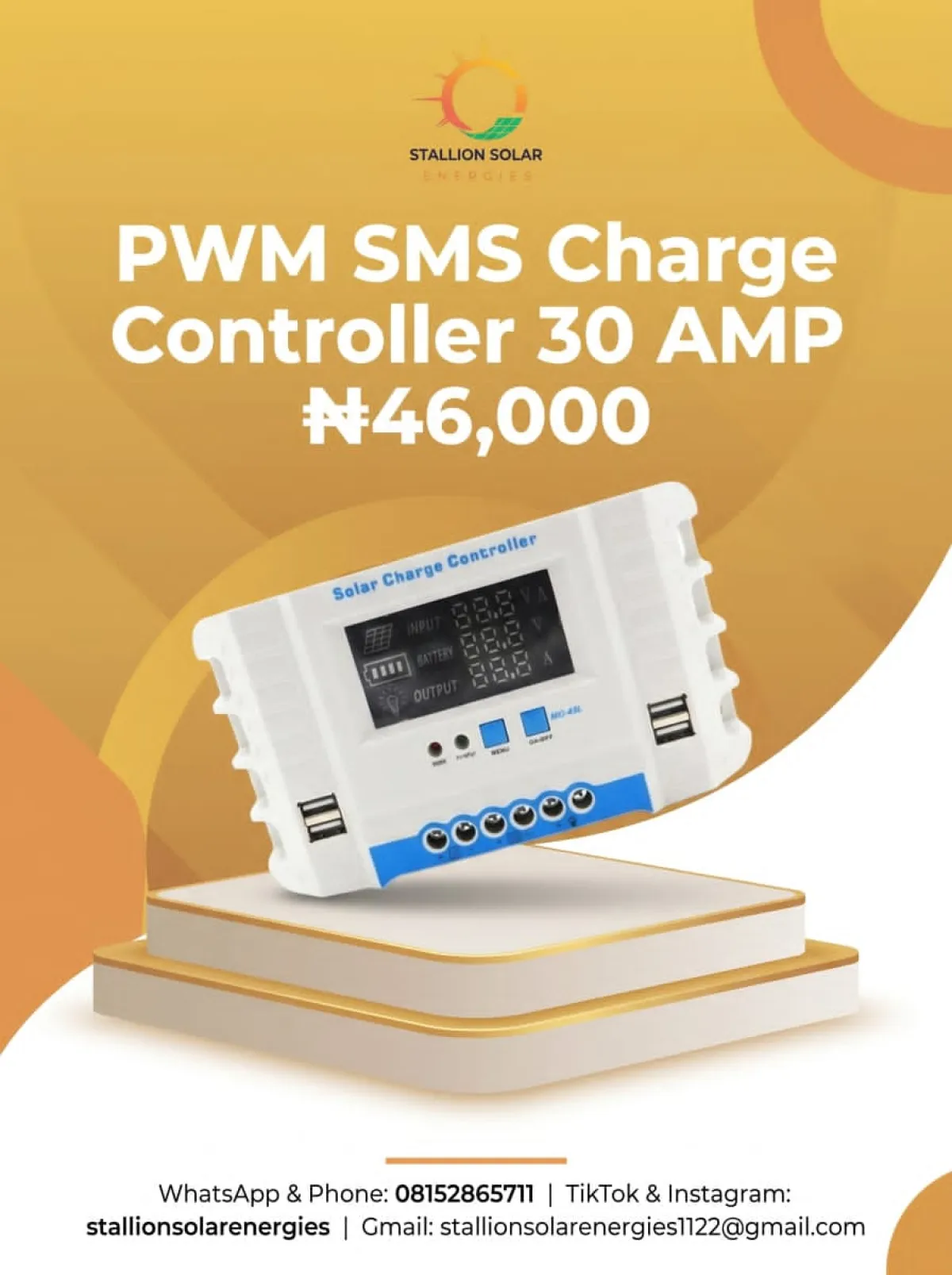 PWM Charge Controller 30Amp - Image 1
