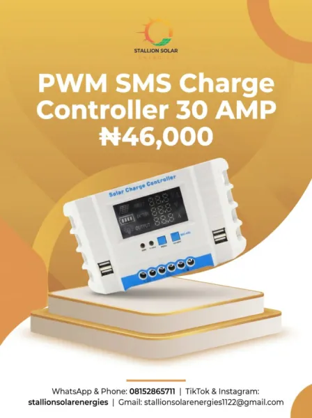 PWM Charge Controller 30Amp