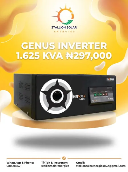 Genus inverter 1. 625kva