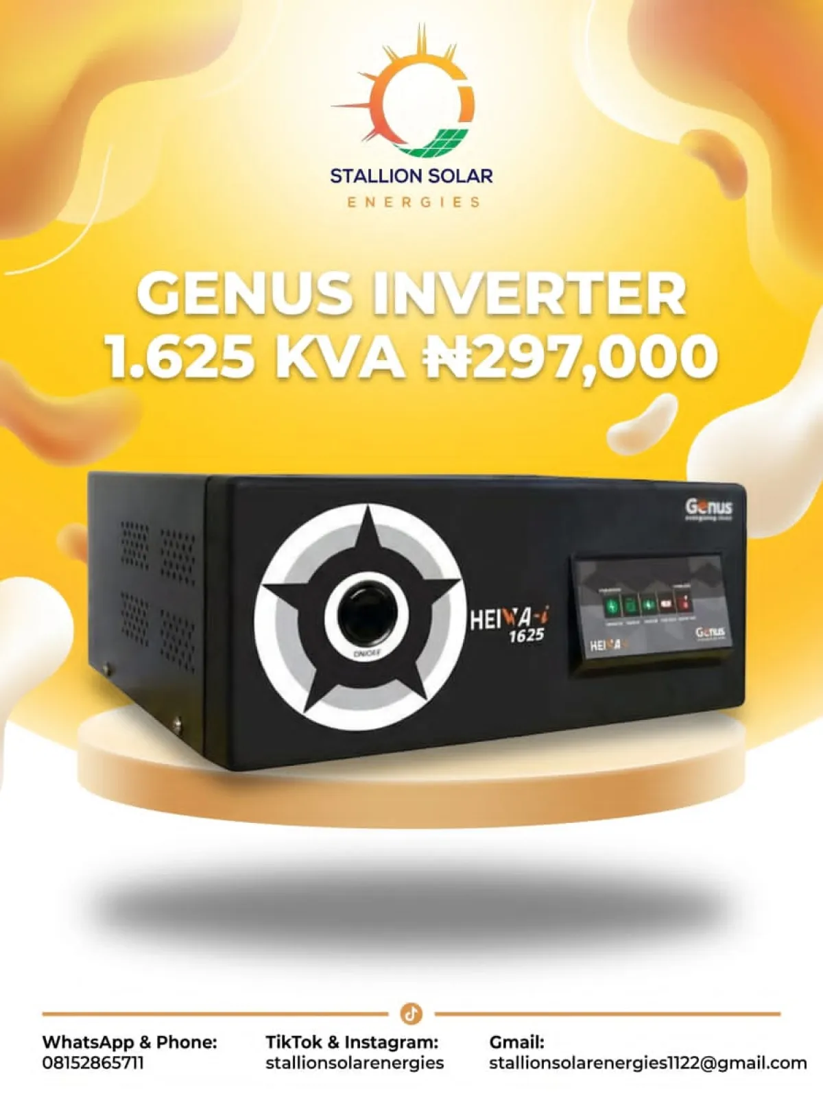 Genus inverter 1. 625kva - Image 2