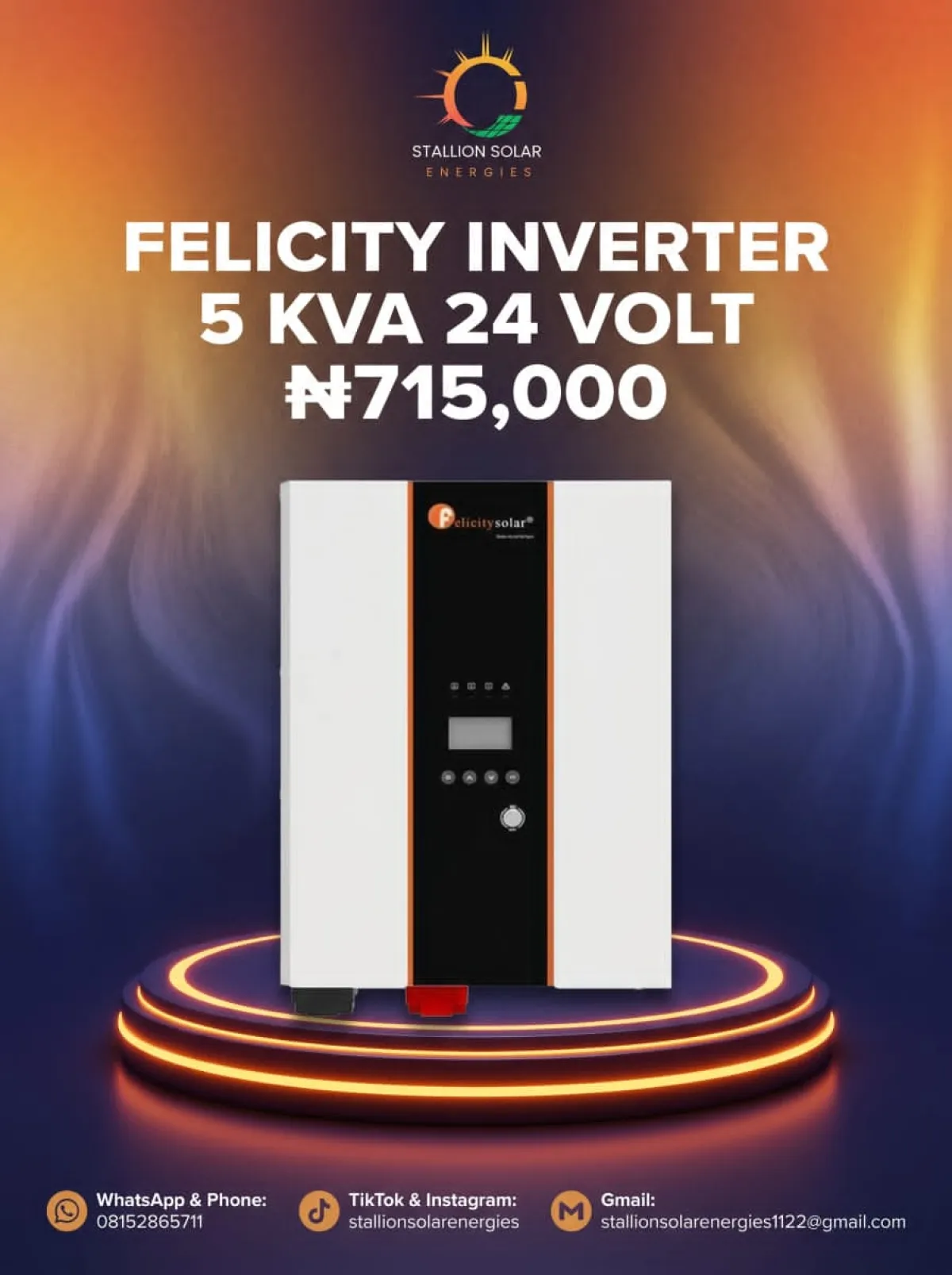 Felicity inverter 5kva 24v - Image 3
