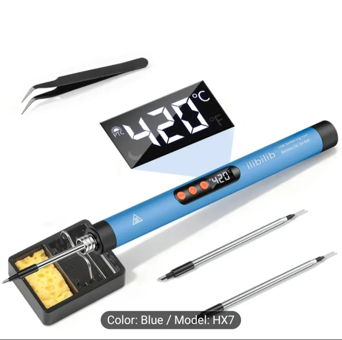 Rechargeable USB soldering iron. - Image 1