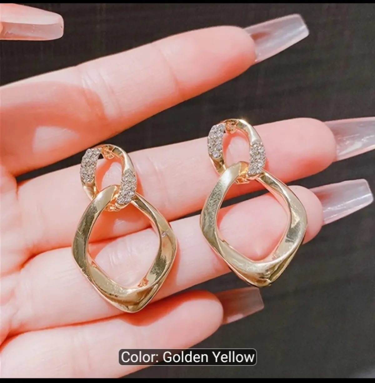 Geometric design and rhinestone - Image 2