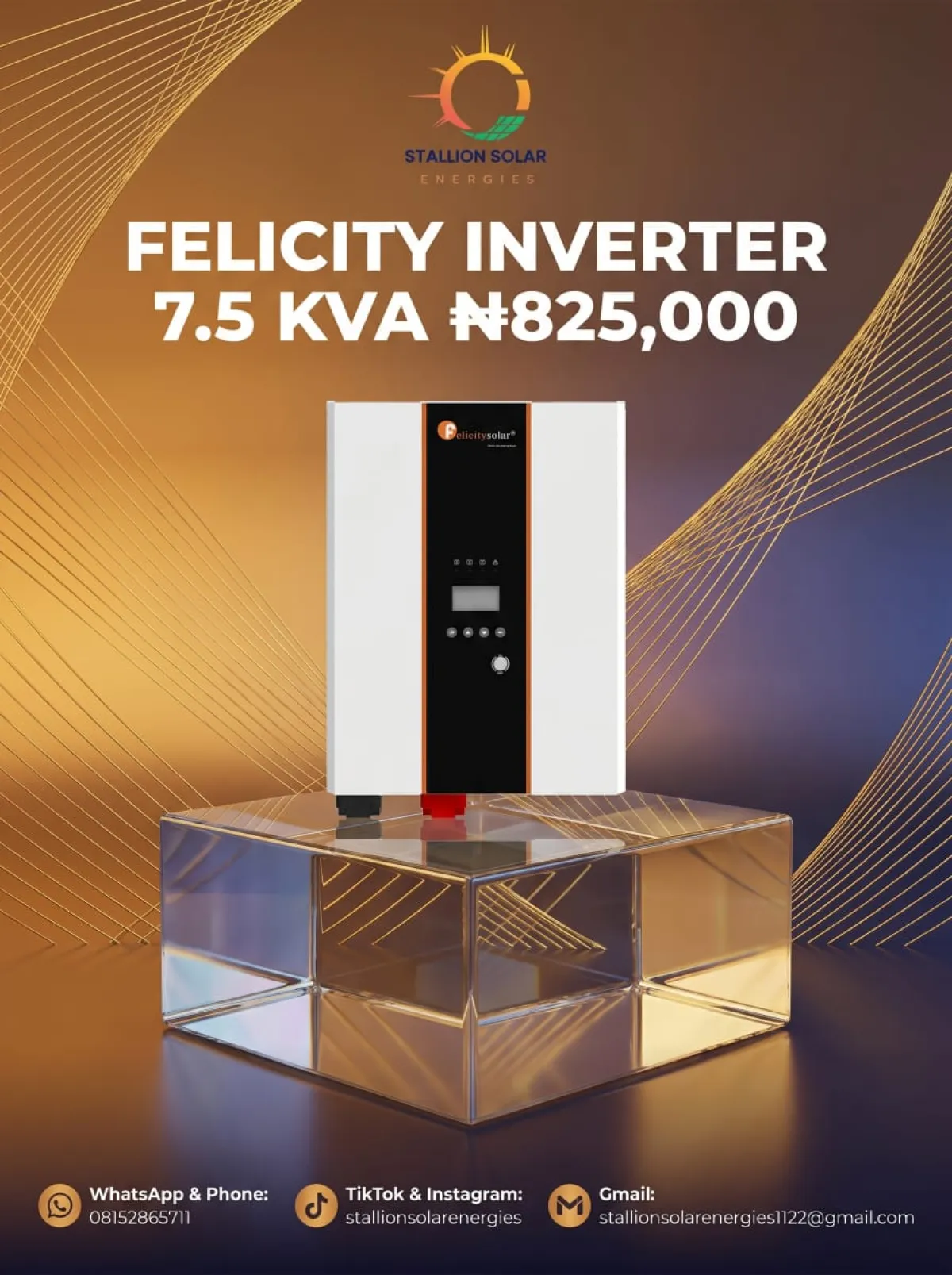 Felicity inverter 7. 5kva - Image 2