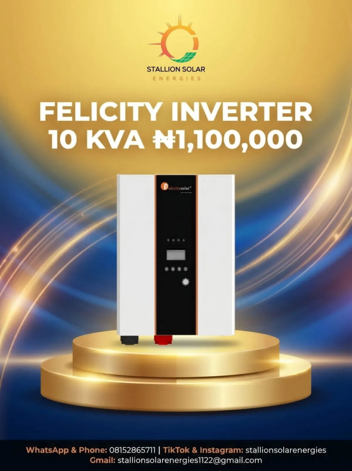 Felicity Solar Inverter 10kva - Image 1