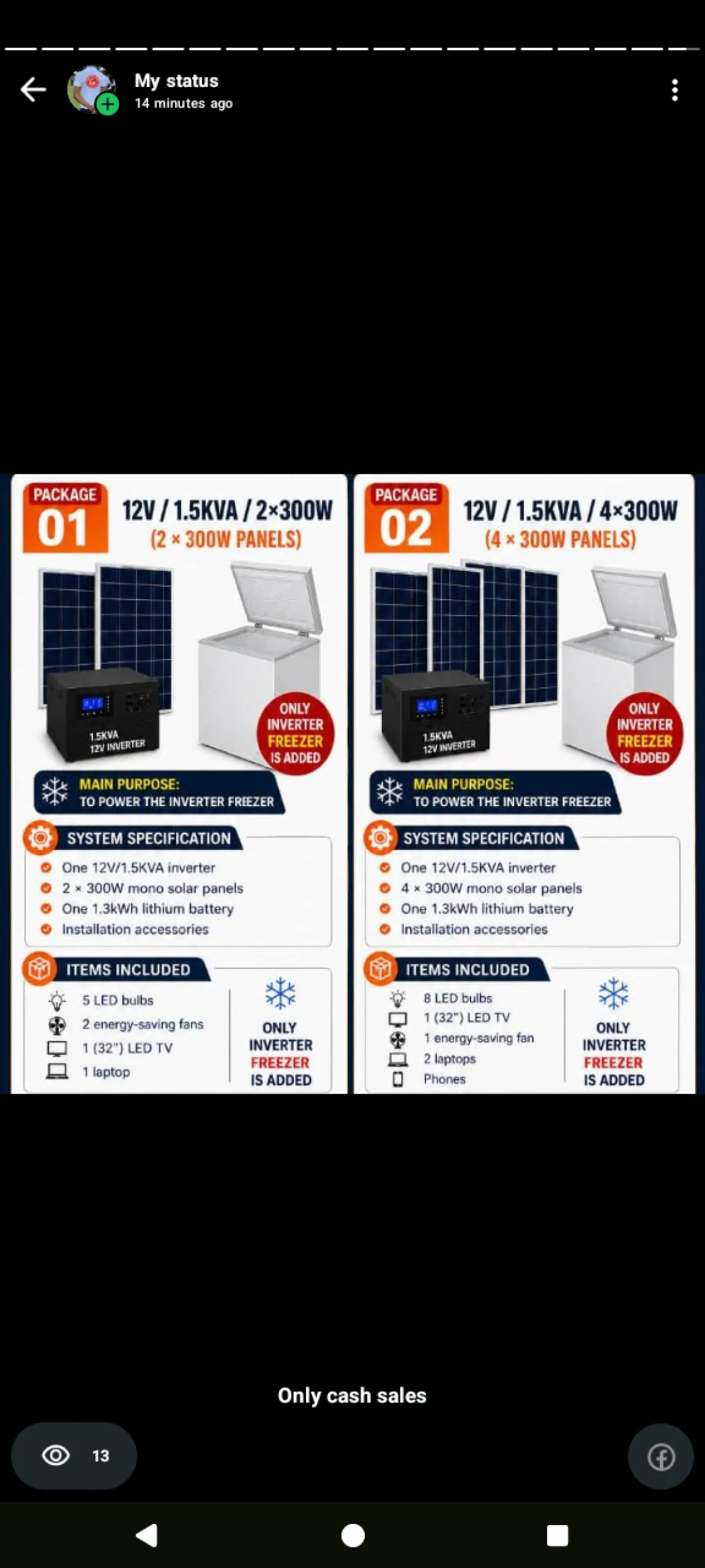 Inverter freezer - Image 1