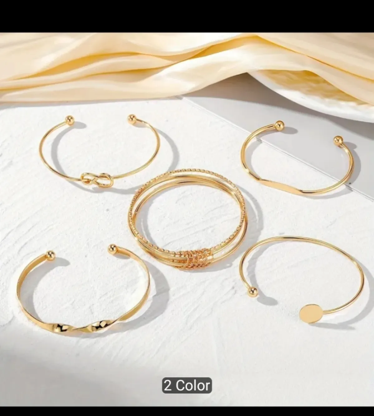 Geometric Bracelet Set - Image 3