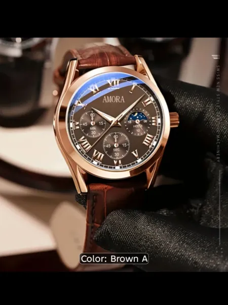 Men's business watch quartz casual
