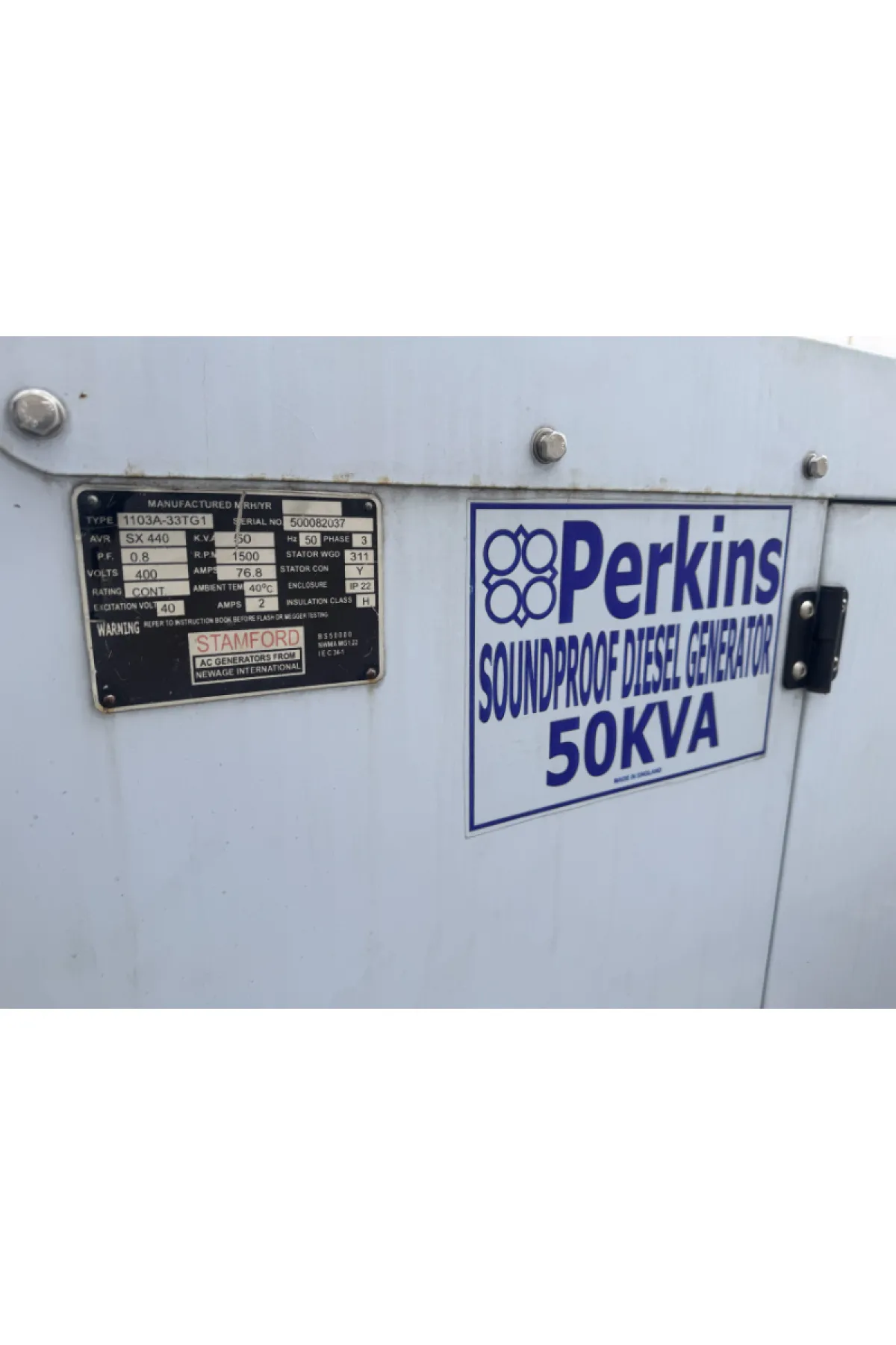 50kva Perkins Diesel Gen - Image 4