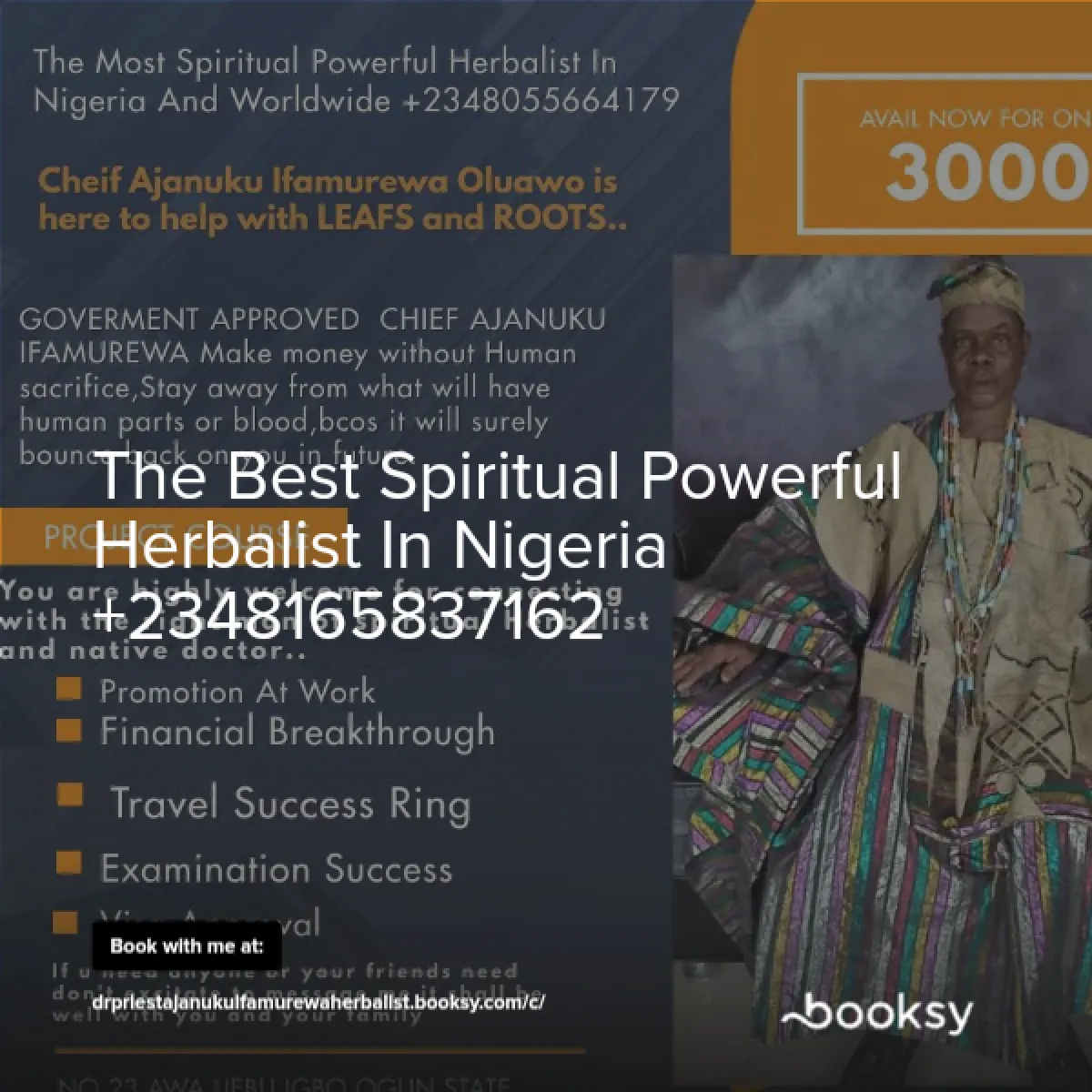 The Best Spiritual Powerful Herbalist In Nigeria - Image 3