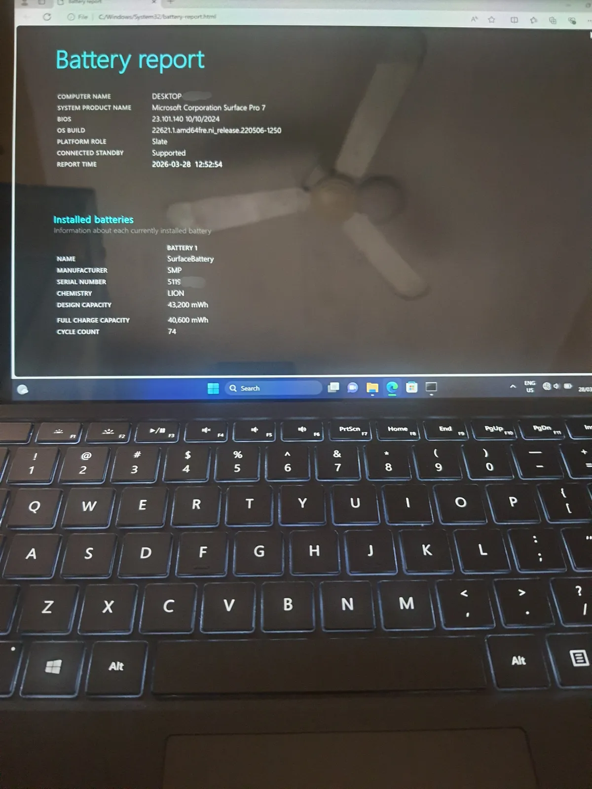 Microsoft Surface Pro 7 Intel Core i7-1065G7 (10th GEN) 16GB RAM, 512GB SD - Image 8