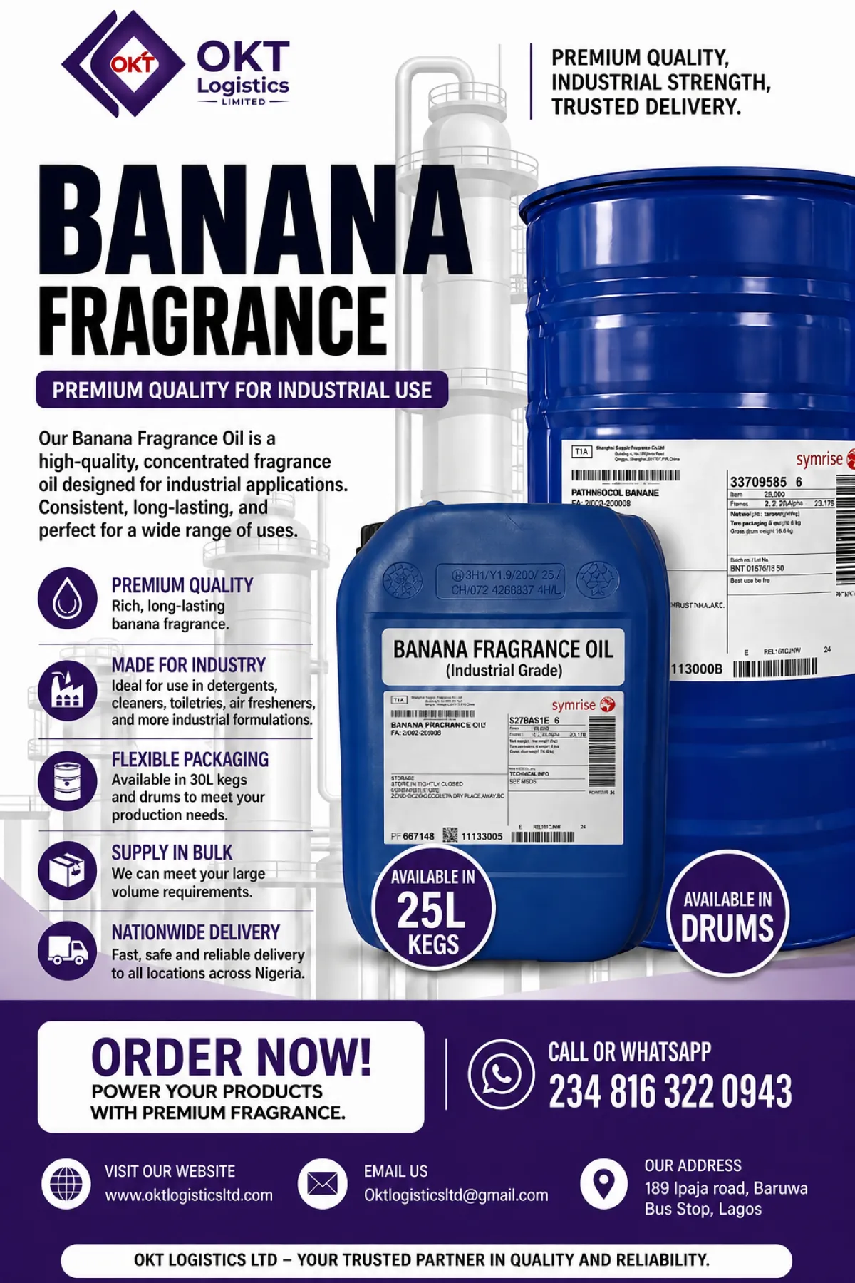 Fragrance Oils and industrial materials for cream and soap Production - Image 2