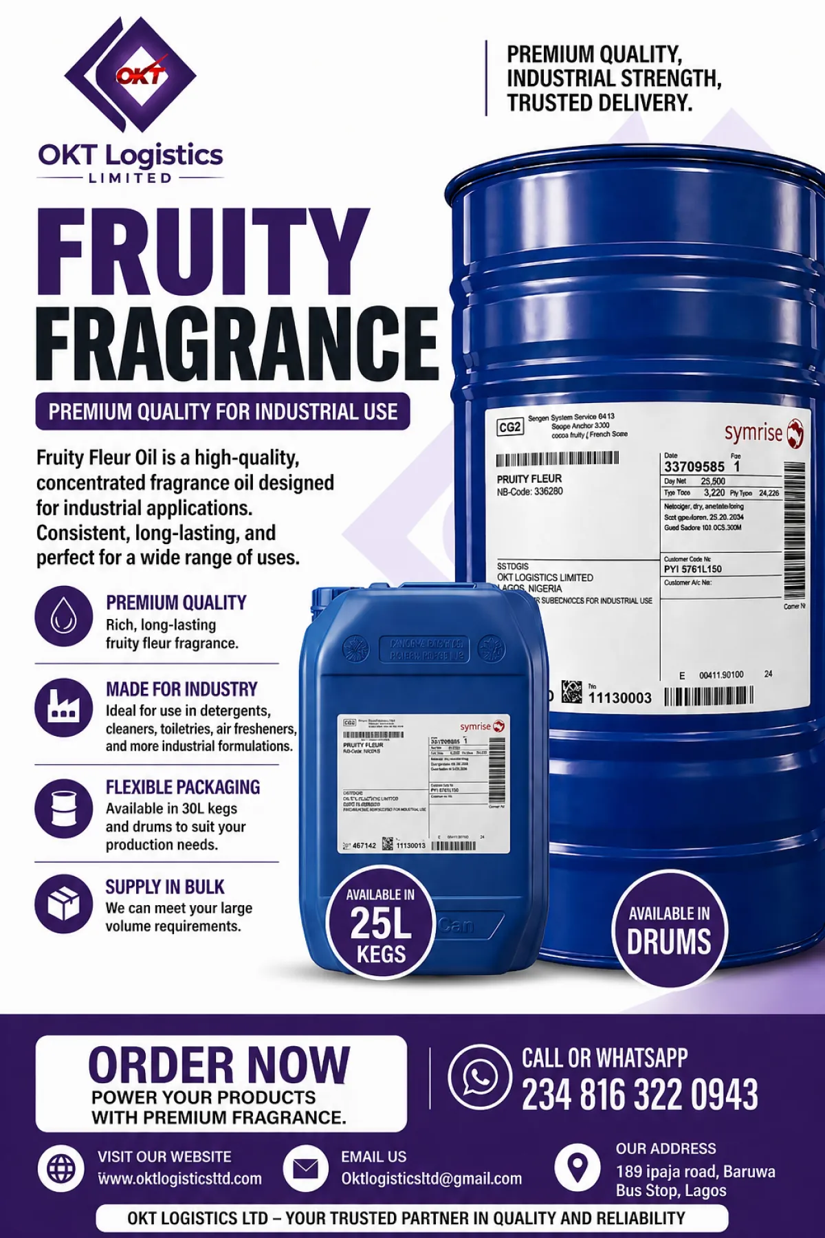 Fragrance Oils and industrial materials for cream and soap Production - Image 3