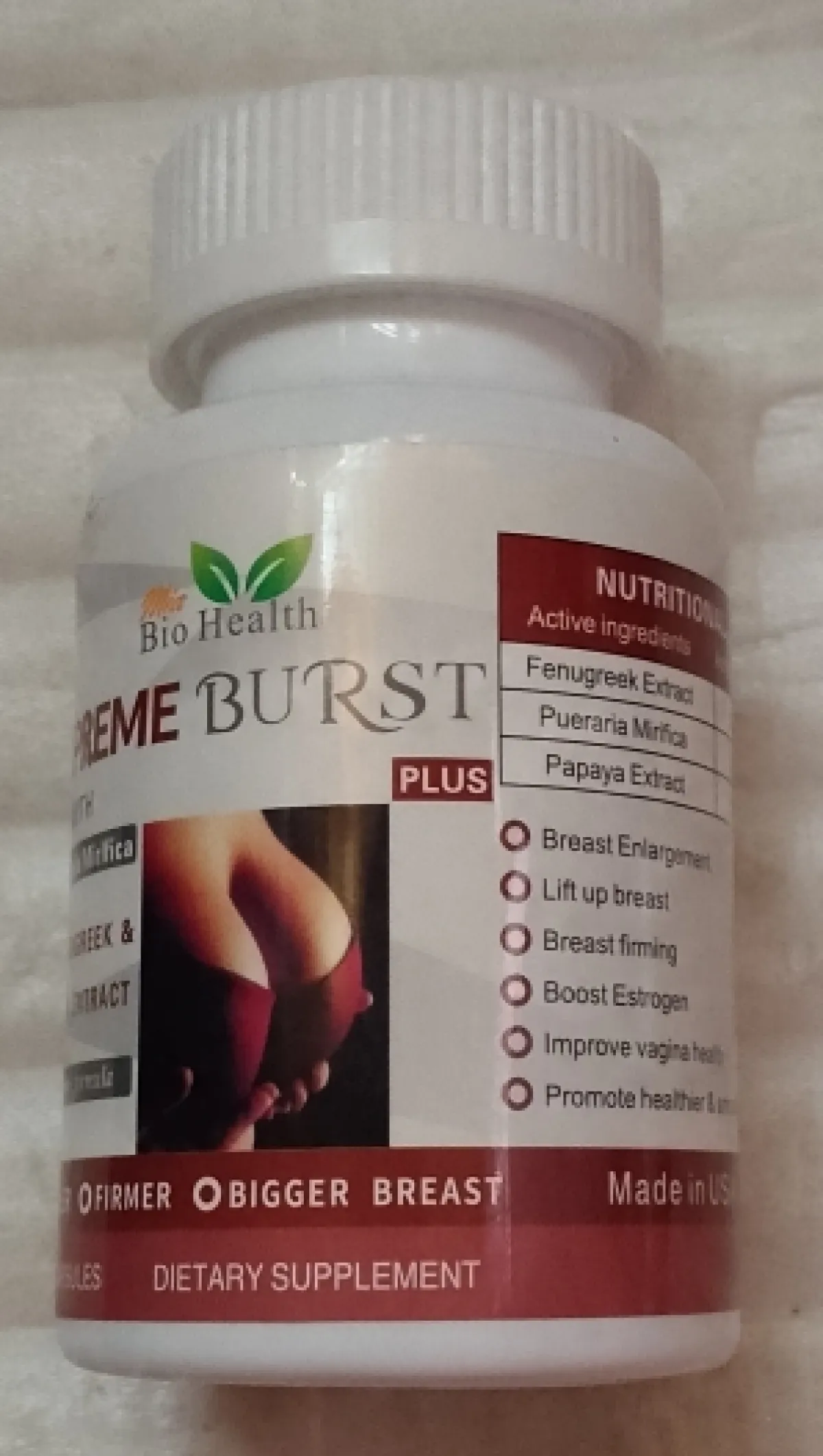Supreme Burst Plus Capsule for Breast Enlargement - Image 2