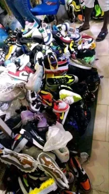 Quality bale of children mixed shoes