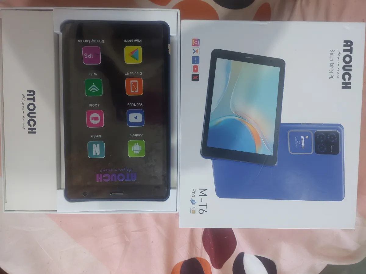 Atouch M-T6 Pro 8 inch Dual Sim tablet - 16GB Ram 512GB ROM 5G Android - Image 2