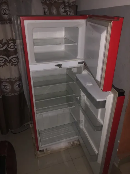 Hisense red fridge