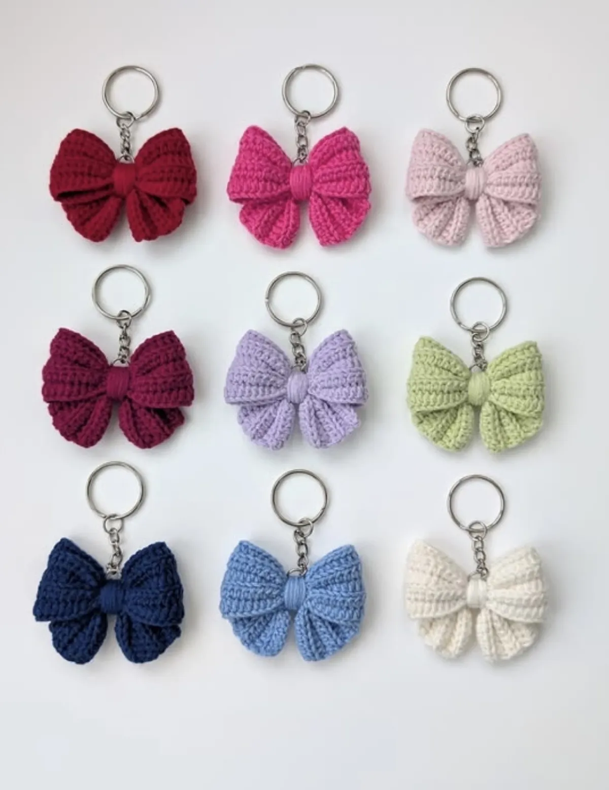 crocheted hand made keyholders - Image 1