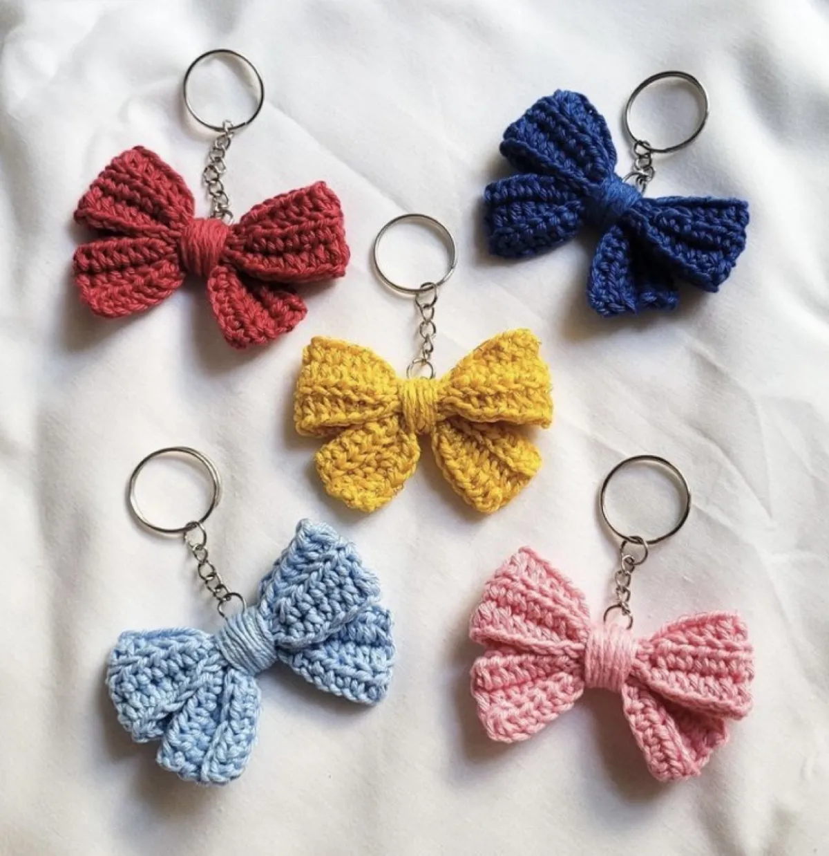 crocheted hand made keyholders - Image 3