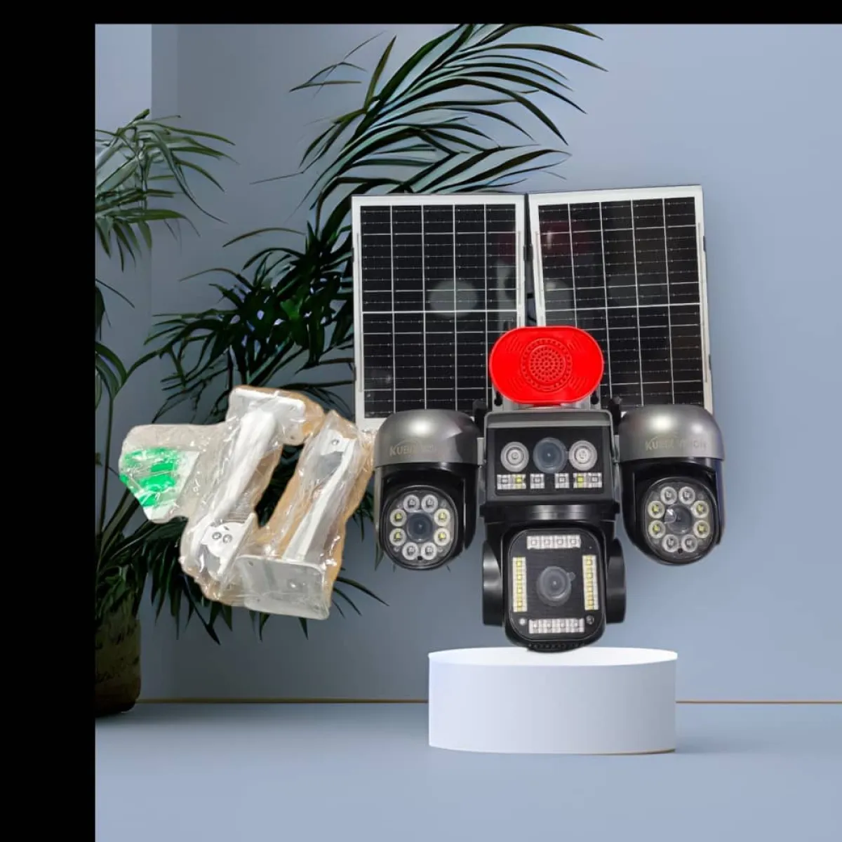 CCTV camera with solar panels - Image 2
