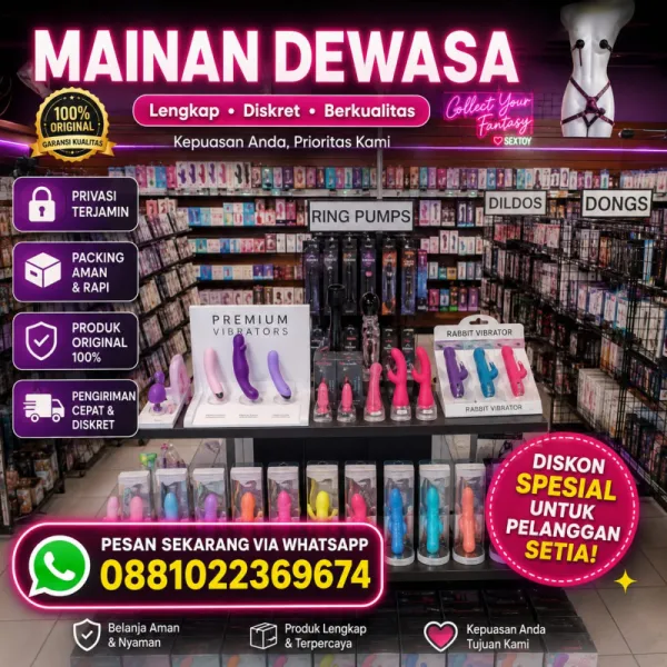 Alat bantu sex toys pria wanita di bekasi