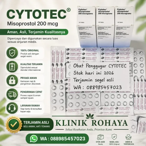 Obat Cytotec asli ampuh