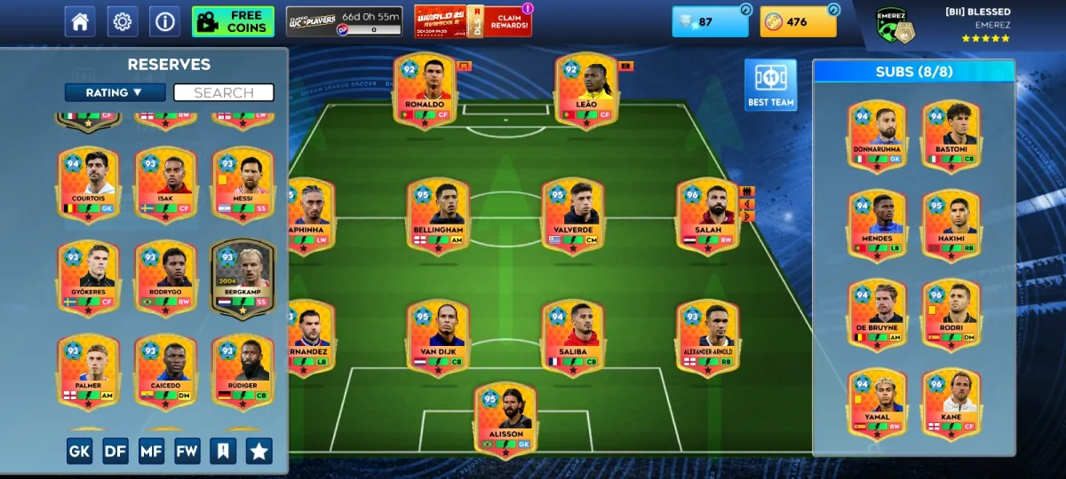 A maxed out dream league soccer (DLS) account - Image 3