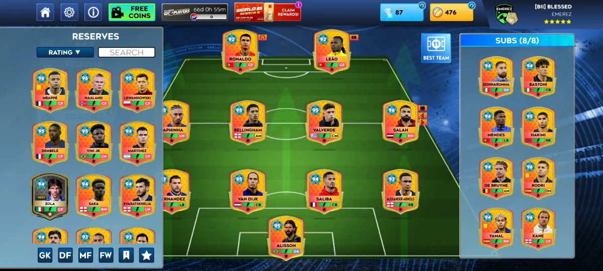 A maxed out dream league soccer (DLS) account - Image 4