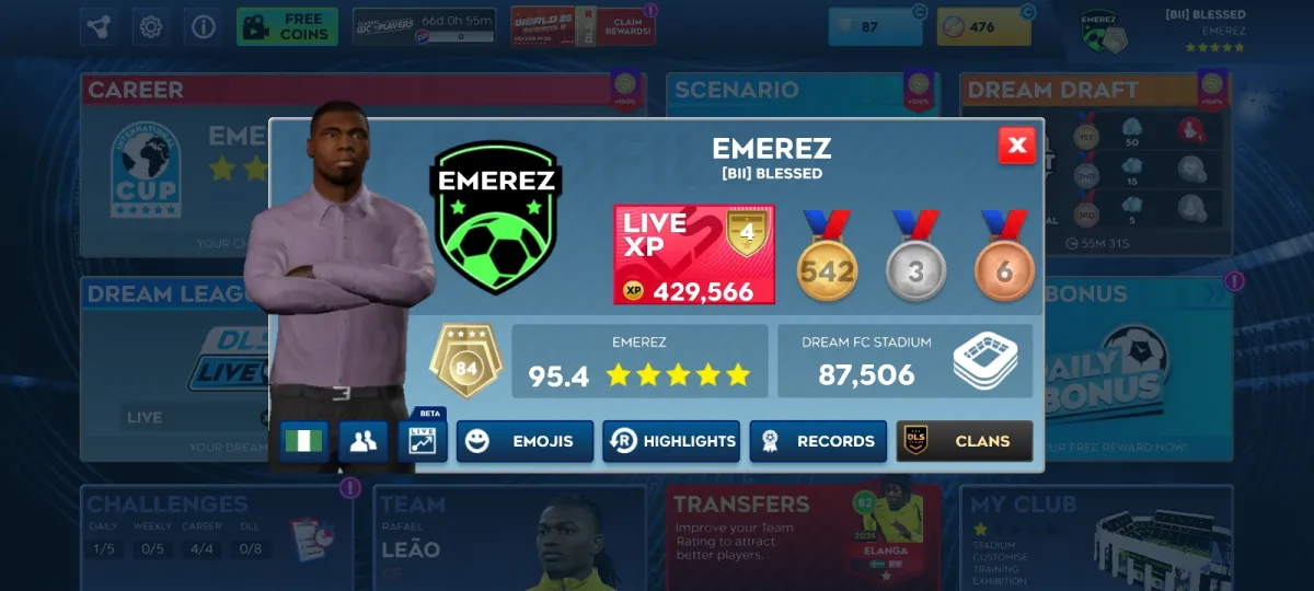 A maxed out dream league soccer (DLS) account - Image 6