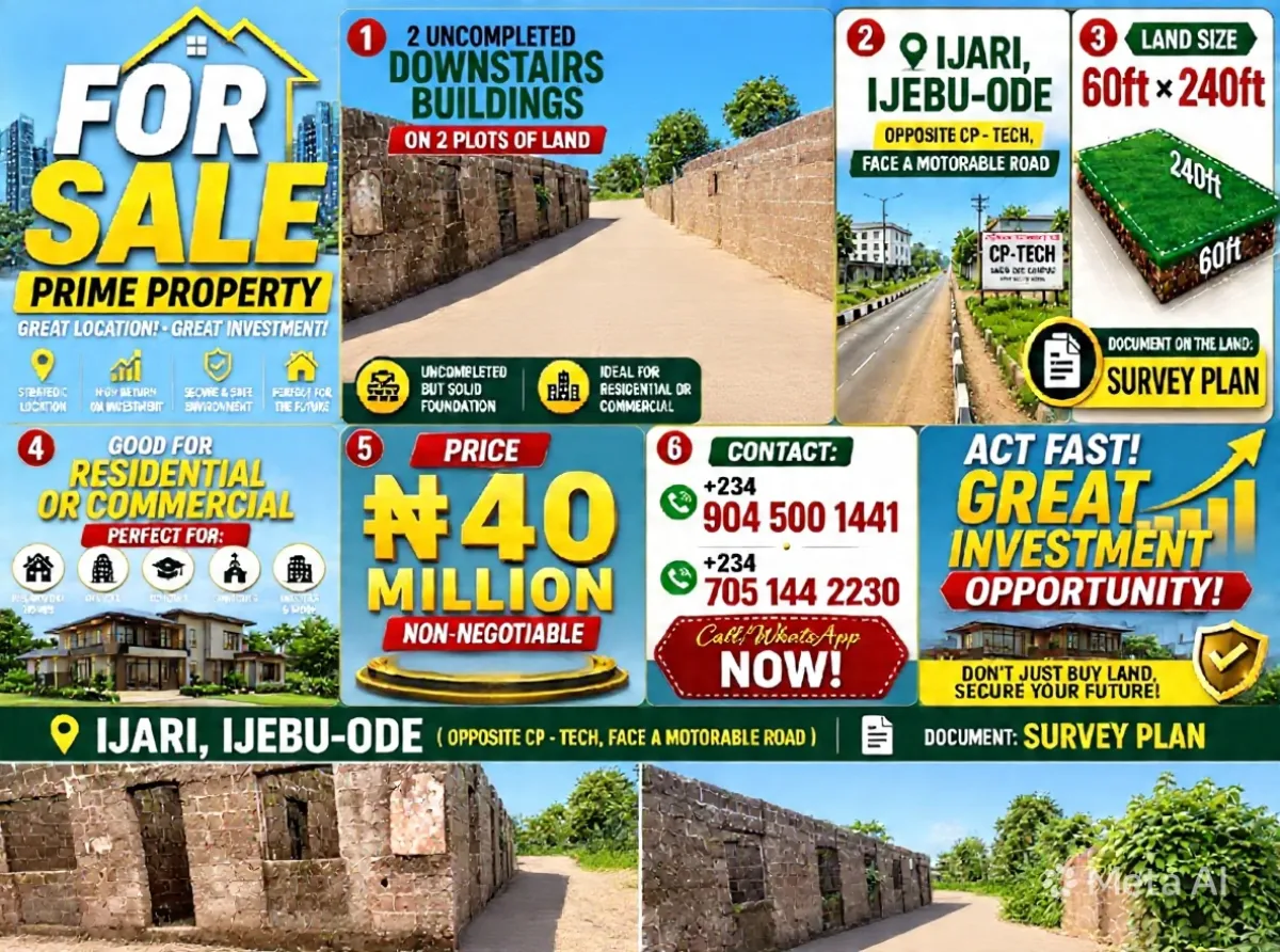 LAND FOR SALE - Image 1