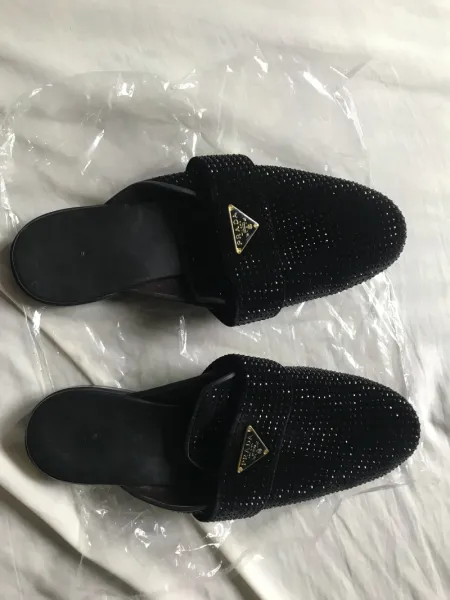 Men crystal loafers