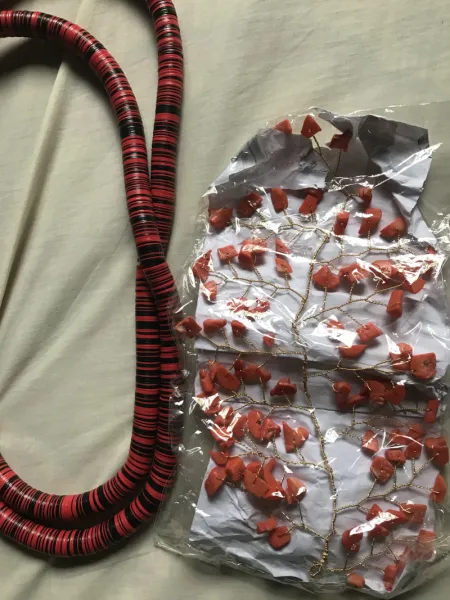 Women beads for neck, hands and legs