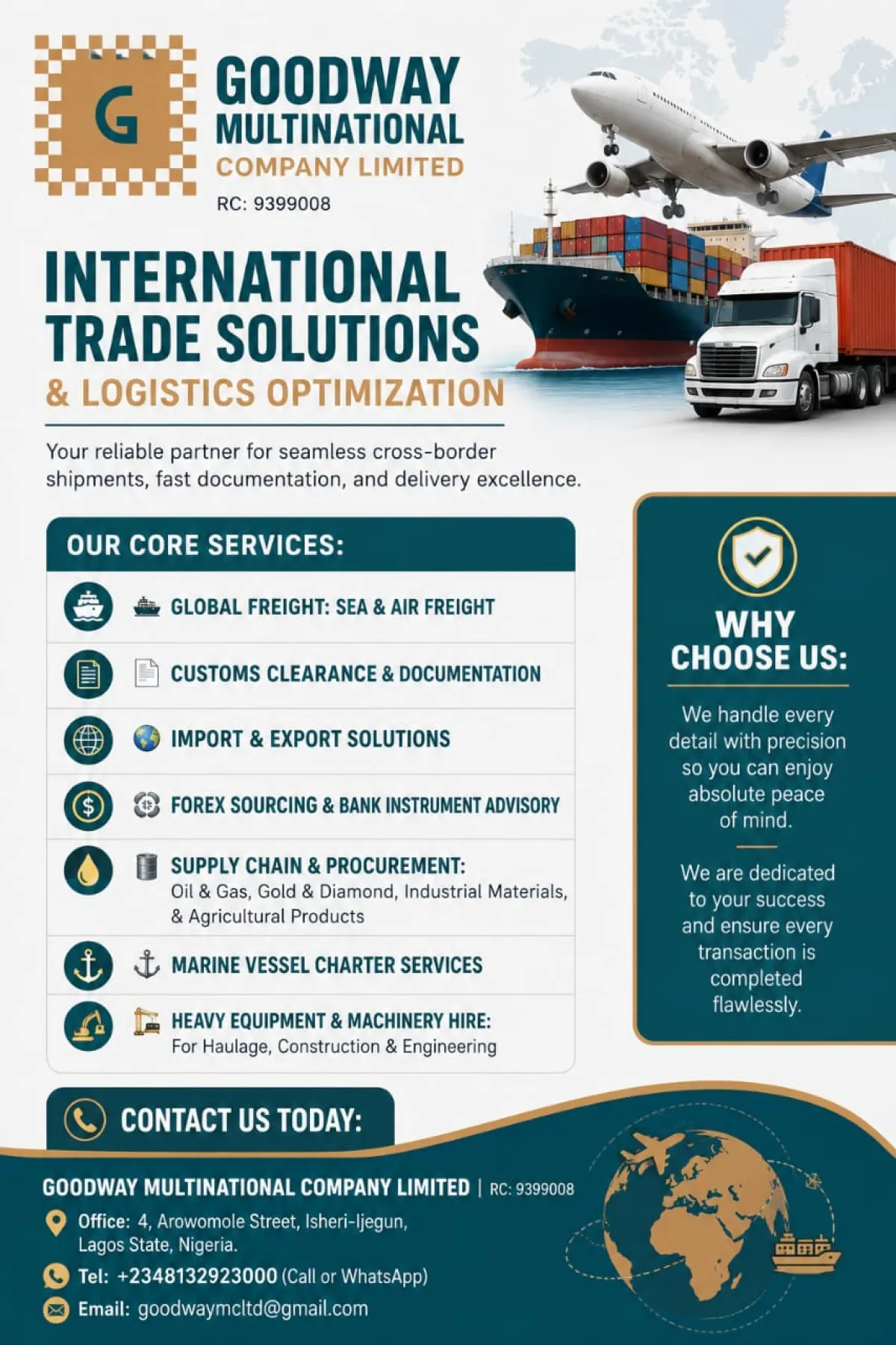 Contact us for Trucks, trailers, construction equipment, Logistics - Image 1