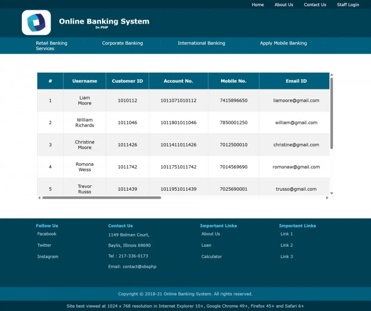 SecureFlow Online Banking PHP Script - Image 1