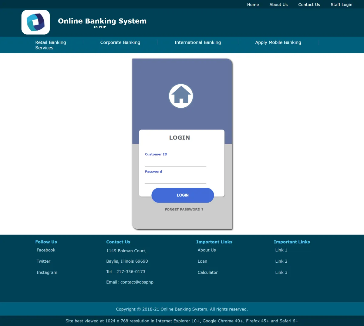 SecureFlow Online Banking PHP Script - Image 2
