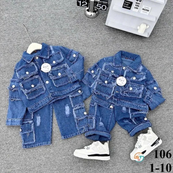 2 piece Jean on Jean set for kids