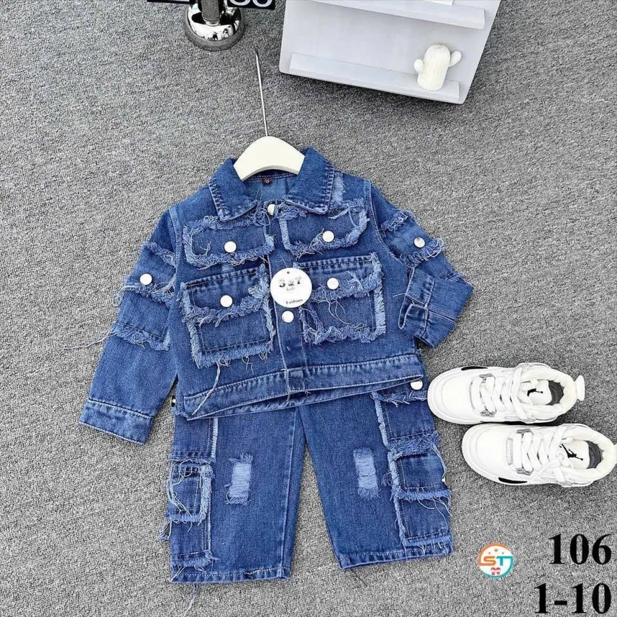 2 piece Jean on Jean set for kids - Image 2