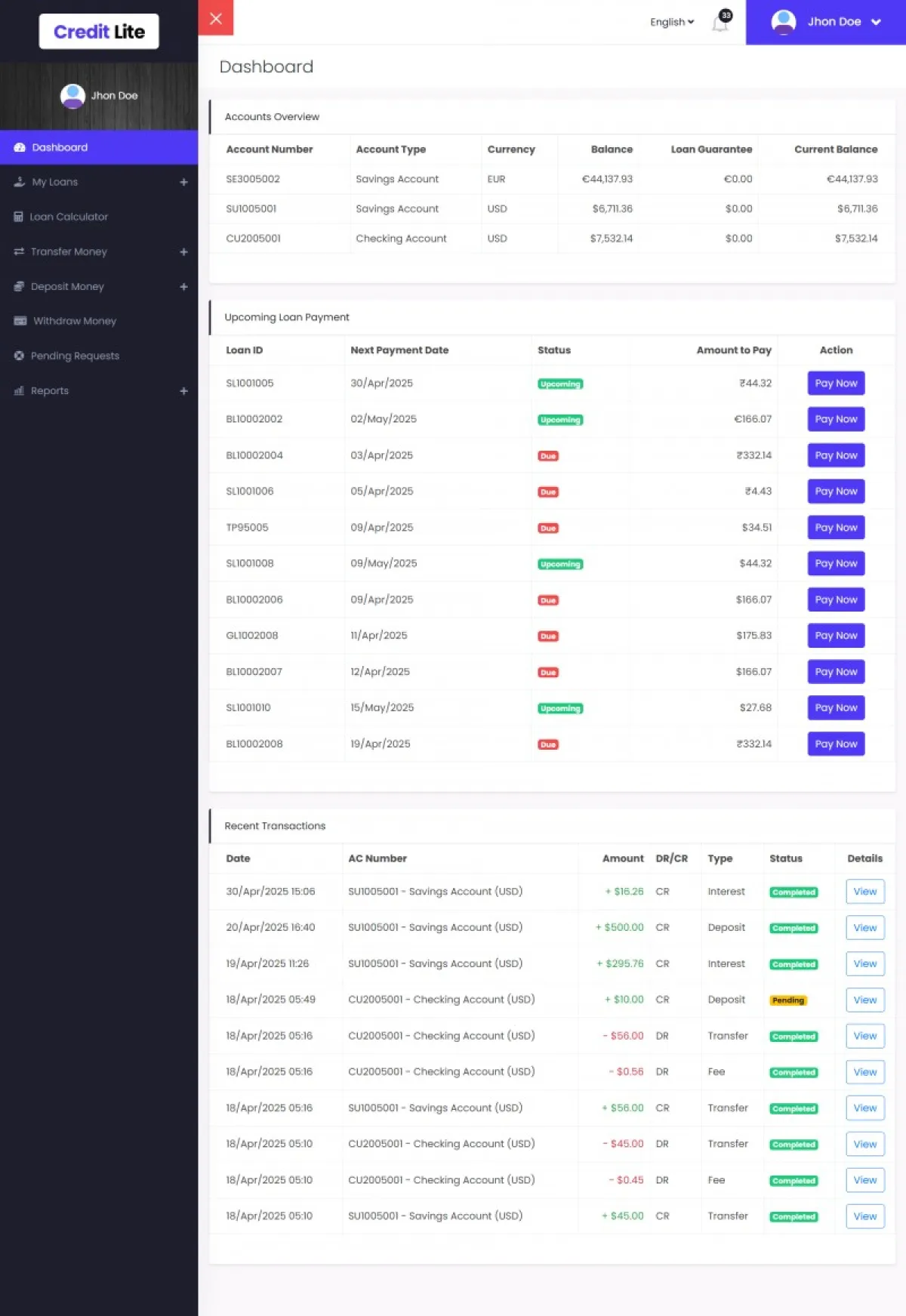 CreditSphere Online Banking PHP Script - Image 1