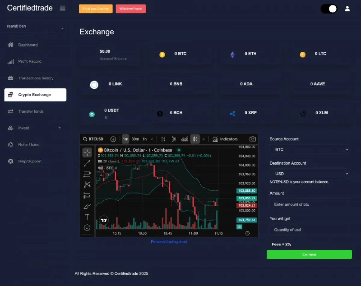 CryptoMatrix forex Broker Script - Image 1