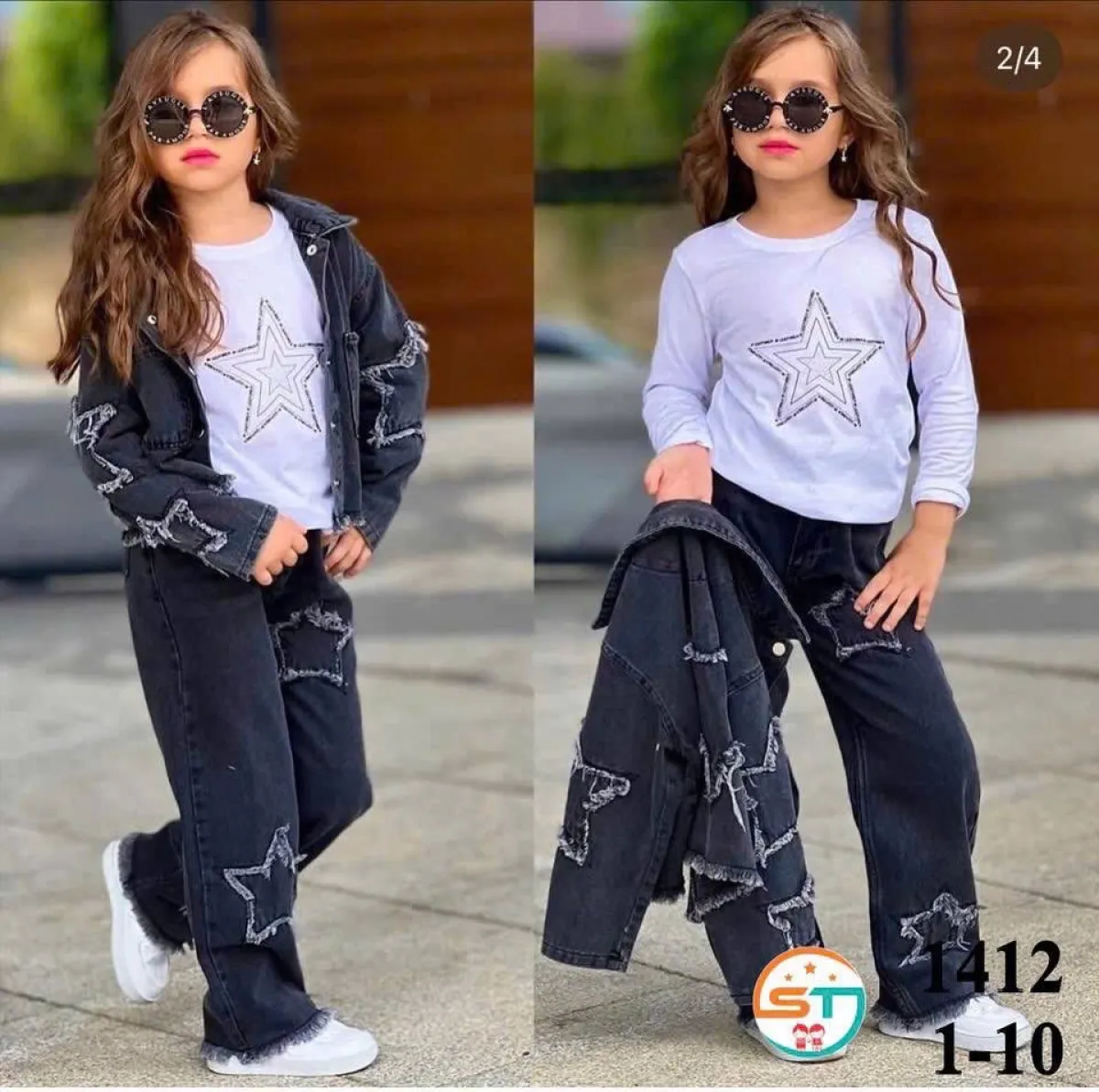 3 piece Jeans star set - Image 2